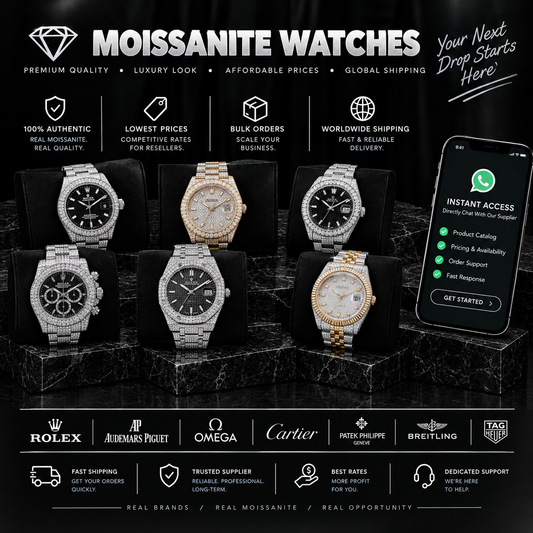 moissanite watch supplier